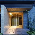 ⑥住宅 エントランス夜景